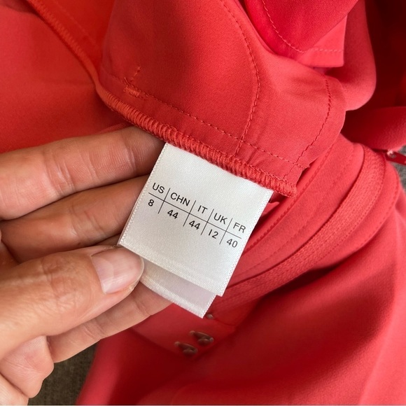 NEW Lafayette 148 Clinton Pant Vibrant Coral MPC29R-6147 Size 8 NWT - Picture 7 of 10